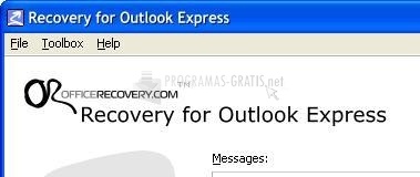 screenshot-Recovery for Outlook Express-1