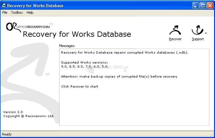screenshot-Recovery for Works Database-1