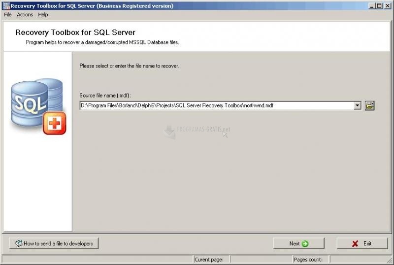 screenshot-Recovery Toolbox for SQL Server-1