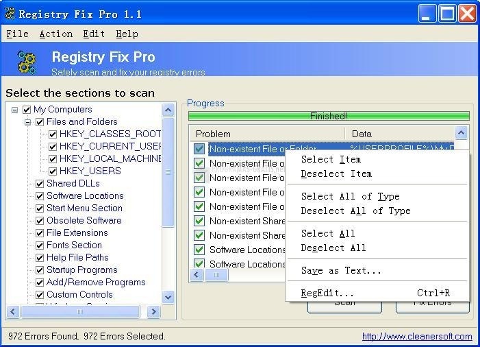 screenshot-Registry Fix Pro-1