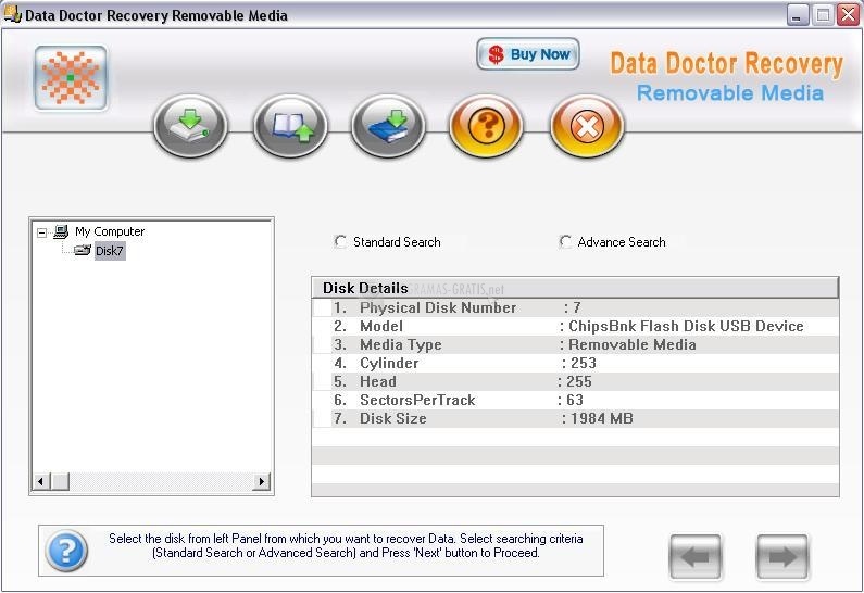 screenshot-Removable Media Data Recovery Soft-1