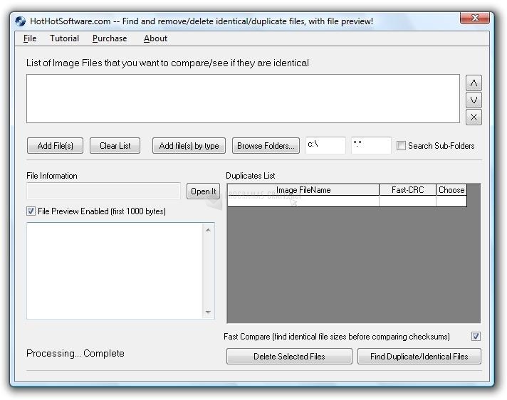 screenshot-Remove Duplicate File Finder-1