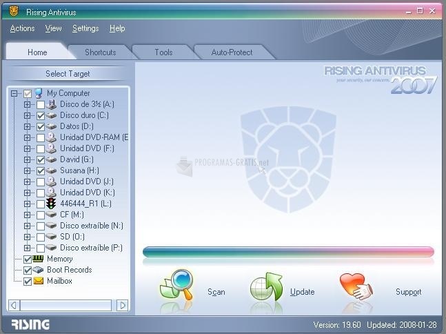 screenshot-Rising Antivirus 2011-1