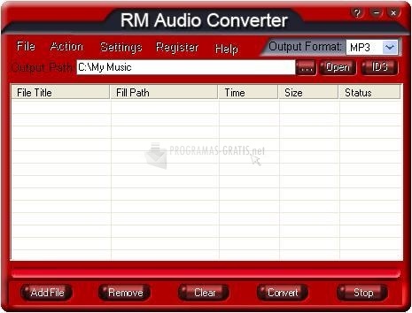 screenshot-RM Audio Converter-1