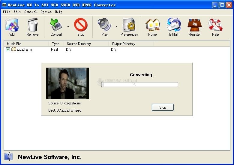 screenshot-Rm to AVI VCD SVCD DVD Converter Pro-1