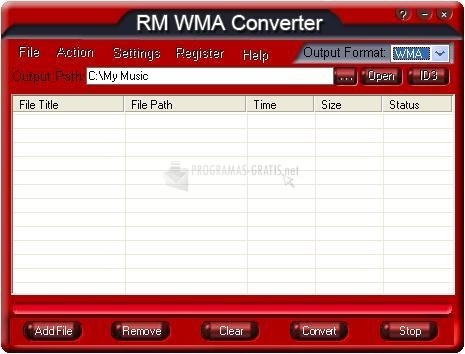 screenshot-RM WMA Converter-1