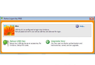 screenshot-Rohos Logon Key Free-1