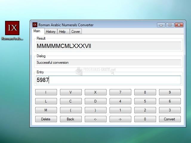 screenshot-Roman Arabic Numerals Converter-1