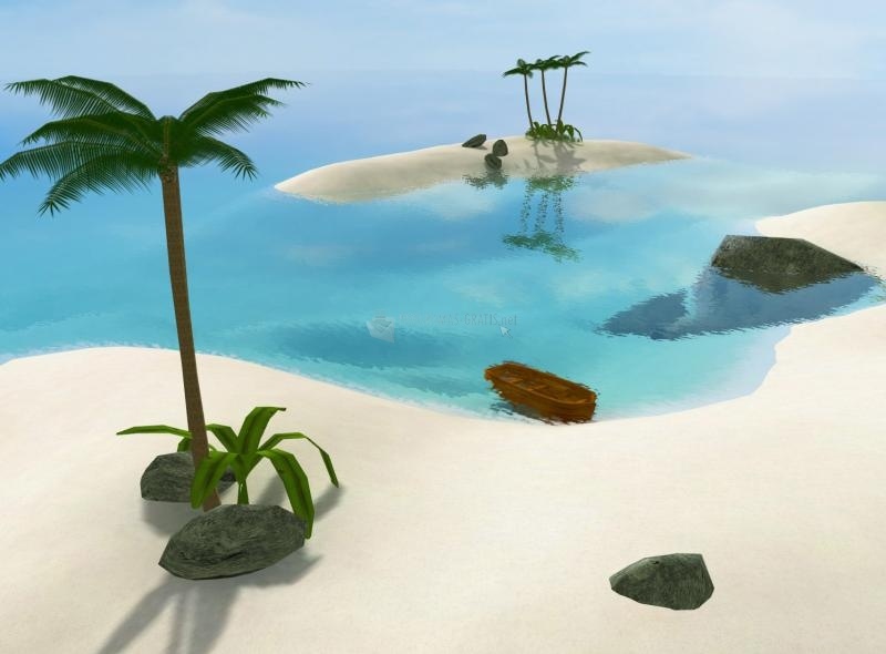 screenshot-Secret Island 3D ScreenSaver-1
