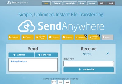 send anywhere download for pc