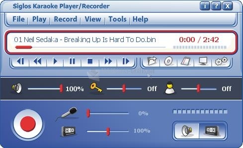 screenshot-Siglos Karaoke Player Recorder-1
