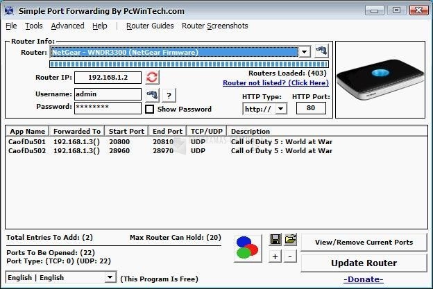 free port forwarding software for windows