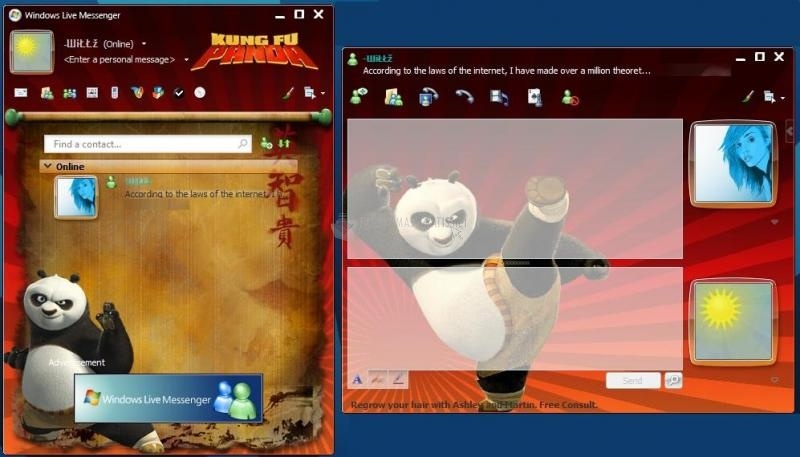 screenshot-Skin Msn Kung Fu Panda-1