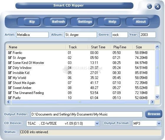 screenshot-Smart CD Ripper-1