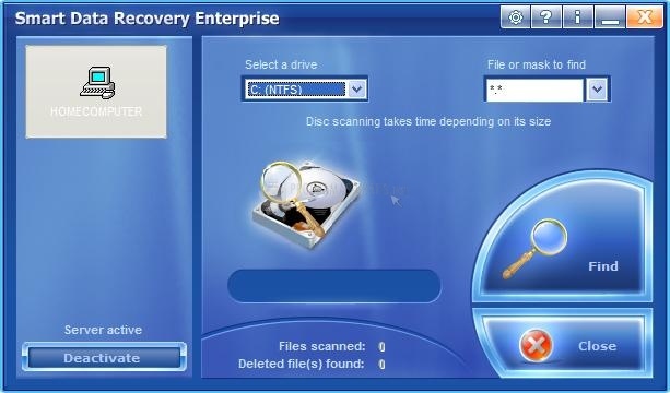 screenshot-Smart Data Recovery Enterprise-1