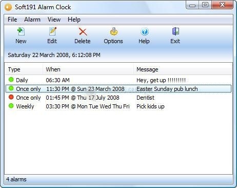 screenshot-Soft191 Alarm Clock-1