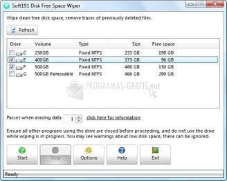 screenshot-Soft191 Disk Free Space Wiper-1