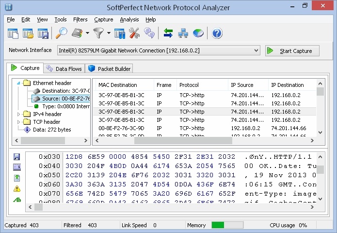 screenshot-SoftPerfect Network Protocol Analyzer-1