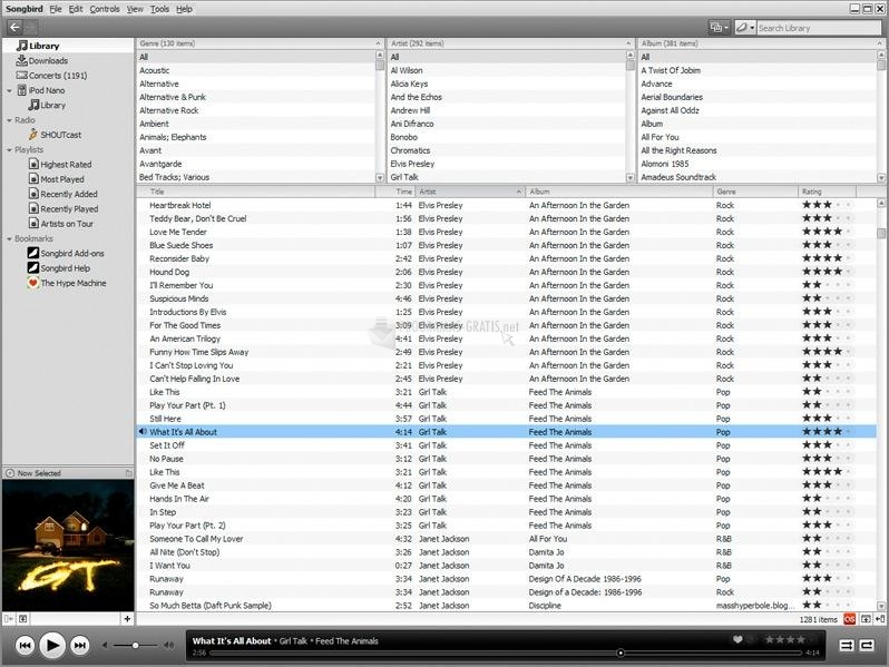 screenshot-Songbird Portable Beta-1