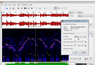 aubio plugins not loading in sonic visualiser