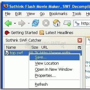 screenshot-Sothink SWF Catcher for Firefox-1