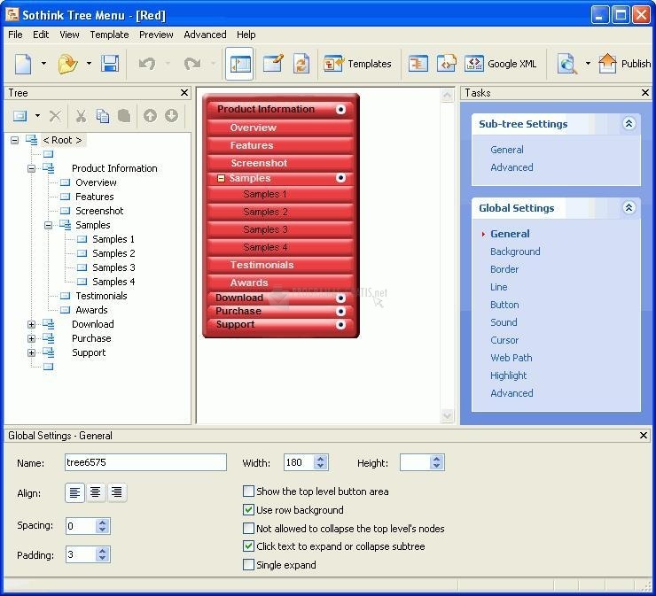 screenshot-Sothink Tree Menu-1