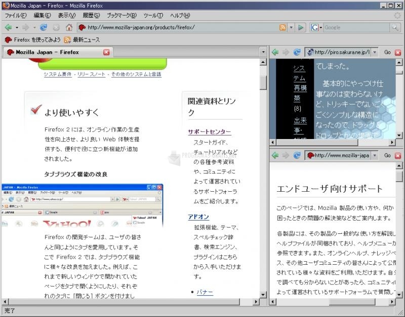 screenshot-Split Browser-1