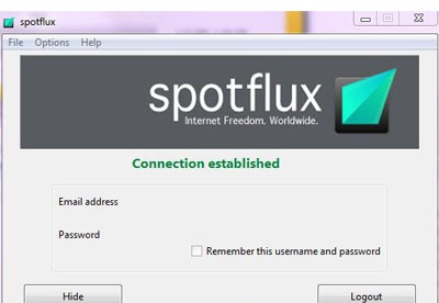 how to use spotflux vpn