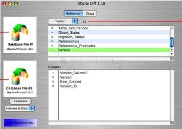screenshot-SQLite Diff-1