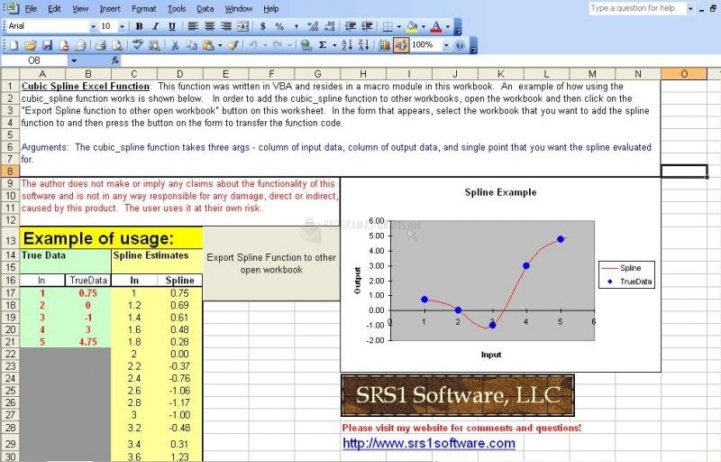 screenshot-SRS1 Cubic Spline for Excel-1