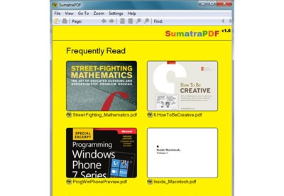 Sumatra PDF 3.5.1 download the new version for apple
