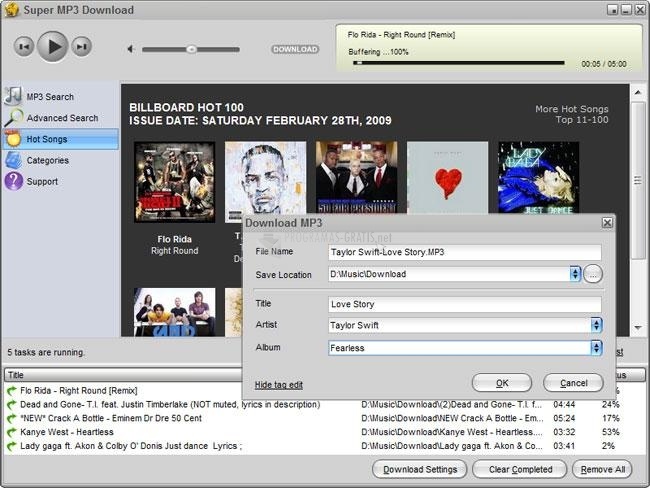 screenshot-Super MP3 Download-1