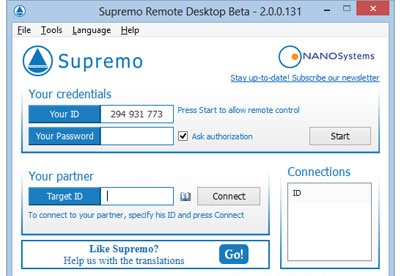 download the new version Supremo 4.10.0.2052