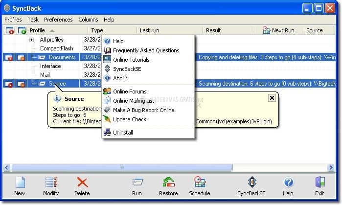 screenshot-SyncBack Freeware-1
