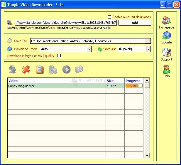 screenshot-Tangle Video Downloader-1
