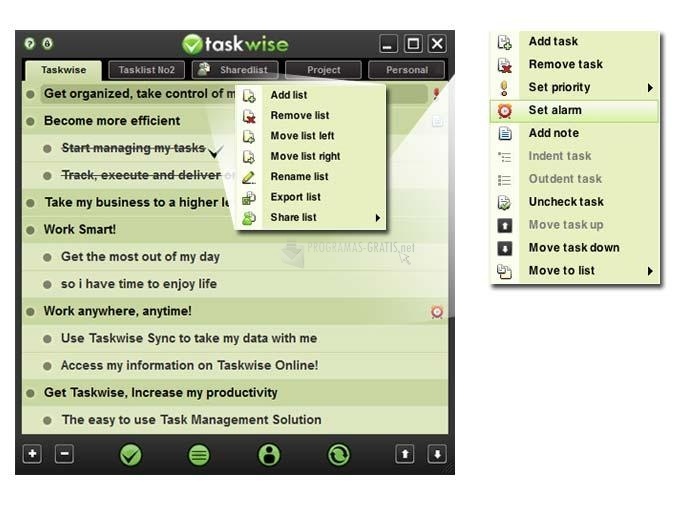 screenshot-Taskwise Lite-1