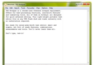 screenshot-TED Notepad-1