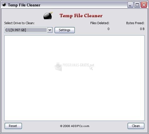 screenshot-Temp File Cleaner-1
