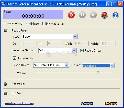 screenshot-Torrent Screen Recorder-1