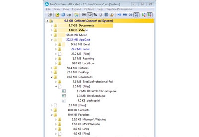 treeSize for windows 7 32 bit