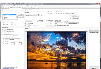 tsr watermark image software pro safe