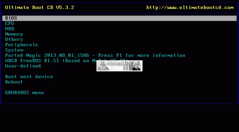 screenshot-Ultimate Boot CD-1
