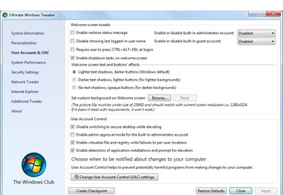 screenshot-Ultimate Windows Tweaker-2