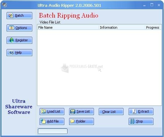 screenshot-Ultra Audio Ripper-1