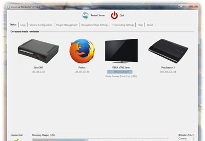 universal media server windows 7