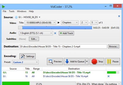 VidCoder 8.26 for windows download