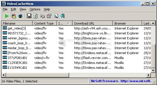 screenshot-Video Cache View-1