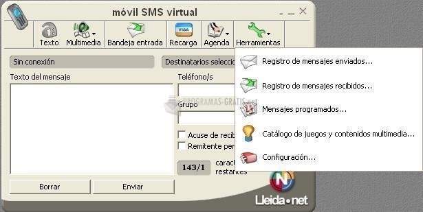 screenshot-Virtual SMS Handset-1
