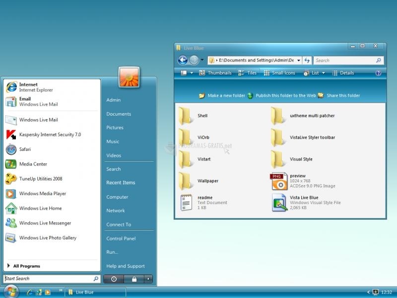 screenshot-Vista Live Pack for Windows XP-1