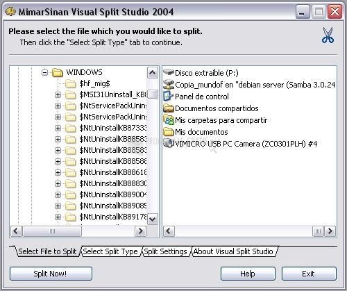 screenshot-Visual Split Studio-1